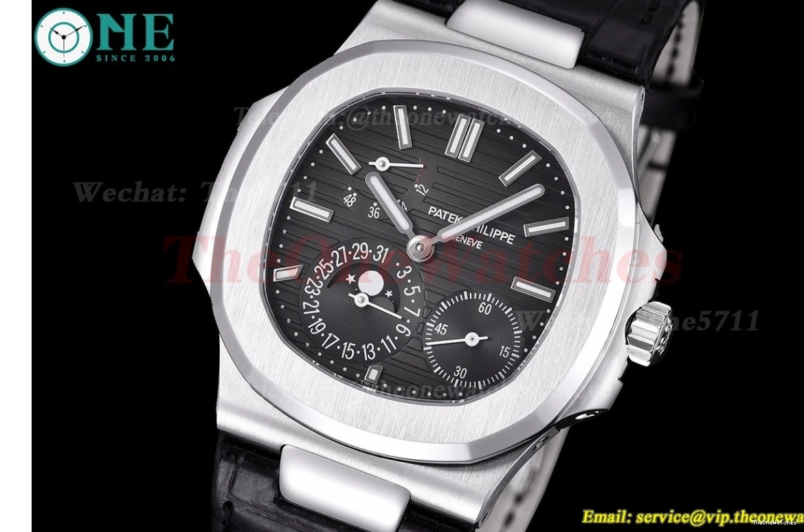 Nautilus Black SS A240 LE 40mm GRF Stk 5712 0417